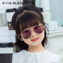 Niedliche Kinder-Sonnenbrille mit Metallrahmen, Kinder-Sonnenbrille, modische Mädchen-Outdoor-Fahrradbrille, Party-Brille, Fotozubehör