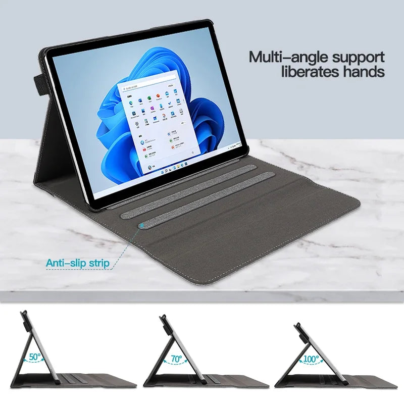 Case for Microsoft Surface Pro 9 8 7 6 5 4 for Surface Go 1 2 3 Tablet Protective Case Shell Funda Cover Stand with Pen Holder