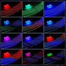 Vgetting For Tesla Model 3 Y S X Car Ambient Lights 10 in 1 Footwell Universal RGB Atmosphere Lamps USB APP Remote Cigar Lighter