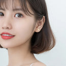 Trendy Minimalist Real 100% 925 Sterling Silver Mini Small Love Heart Stud Earrings for Women Student Teen Jewelry Gift