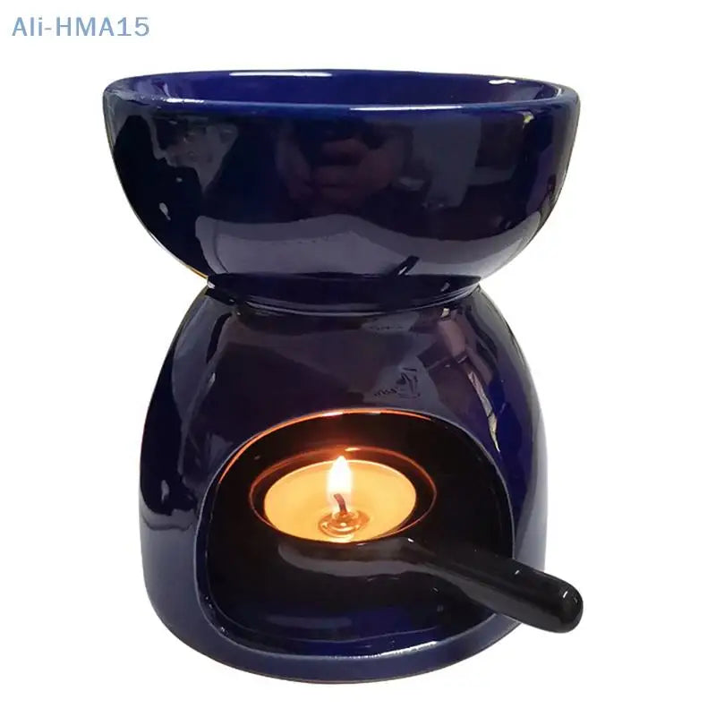 Ceramic Aroma Burner Essential Oil Aromatherapy Candle Holder Used As A Diffuser, Burner, Or Great Decor For Living Room