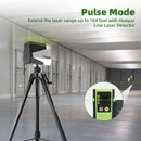 Huepar E011G Green Laser Level Self Leveling Cross Line Rechargeable Tool & Motion Sensor & Pulse Mode -Wave Your Hand to Switch