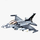 521pcs Military Series Fighter Plane Assembly Building Blocks Model Children's Educational Toys For Christmas Gifts
