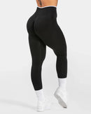 The Form Architect | Color-Block Seamless Knit Yoga Leggings