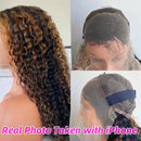 The Chroma Shift | Hand-Tied 13x6 HD Lace Frontal Wig, 210% Density Deep Wave Ombre