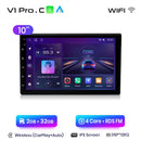 Junsun 7 9 10 inch Universal CarPlay Android Auto Car Radio For VW Fiat Renault Nissan Hyundai GPS Multimedia autoradio Stereo