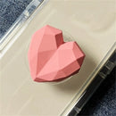 Niedliches 3D-Liebesherz-Handy-Pop-Socket-Halterung Bracket für iPhone Samsung Universal Zubehör Faltbarer Finger-Stand Griptok