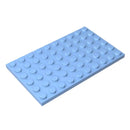 Gobricks 10PCS MOC  Plate 6 x 10 Compatible 3033 Assembles Particles Building Blocks Parts DIY block bricks Tech Parts Toys