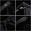 SO&EI Fashion Square Rivets Gradient Sunglasses Men Shades UV400 Vintage Dark Green Trending Women Sun Glasses