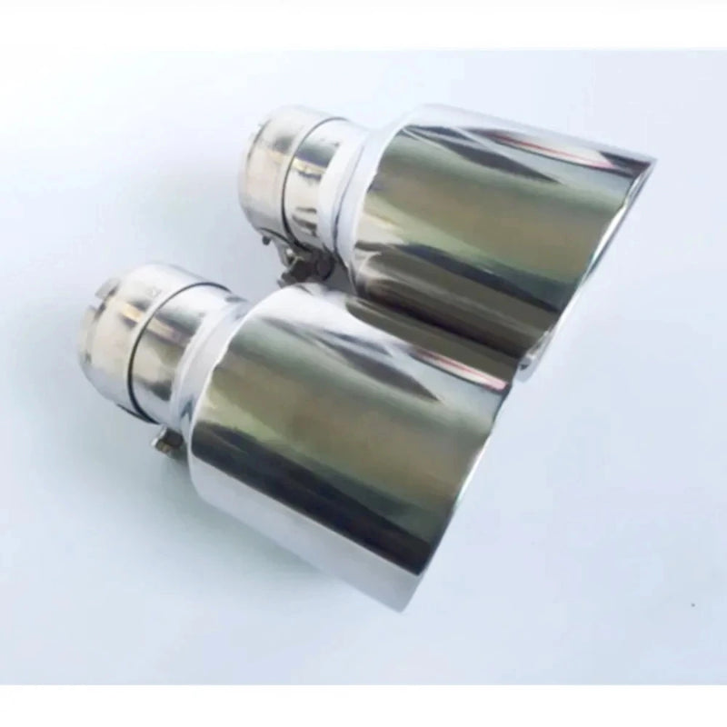 Newest Style Stainless Steel Universal Exhaust System End Pipe+Car Exhaust Tip 1 Piece