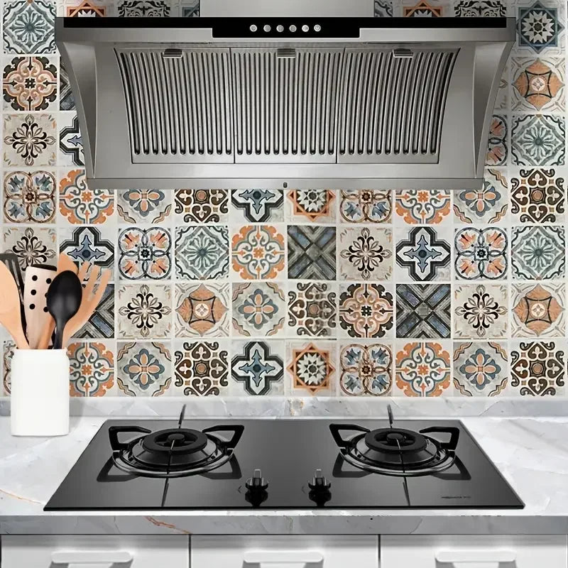 3D wallpaper 40 cm oil -proof kitchen furniture self -stick de PAREDE bathroom tile tile ethylene sticker