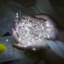 10M 300LEDs Sliver Cluster LED Fairy String Light With Waterproof Plug in Outdoor For Garden Wedding Christmas Tree Decoration