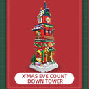 Woma 1084PCS XMAS Eve Count Down Tower Model Bricks Building Blocks For Children's Christmas  Gift