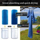 Quick-Drying Sports Towel 40x80CM Blue Grey Green Orange Swimming Gym Fitness Camping Running Beach Washcloth Towels