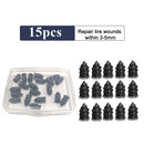 5/10pcs Vacuum Tyre Repair Nail Tire Puncture Screws Motorcycle Fitting Set Tubeless Wheel Repairs Punctures Kit Patches for Car
