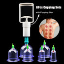 12/6Pcs Vacuum Cupping Sets Suction Cups Back Massage Body Cup Detox Massage Body Cups Ventosas Vacuum Cupping Massage Jars