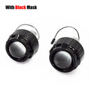 Ronan 2pcs LHD 2.5 inch Bi-xenon Ver 9.5 Car Headlight Projector Lens for H1 H4 H7 Socket Car Retrofit Upgrade