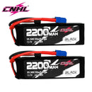 2 Stück CNHL 3S 11.1V Lipo Akku 2200mAh 30C 70C mit XT60 Stecker für RC Flugzeug Hubschrauber Quadrocopter FPV Drohne Auto Rennsport Hobby