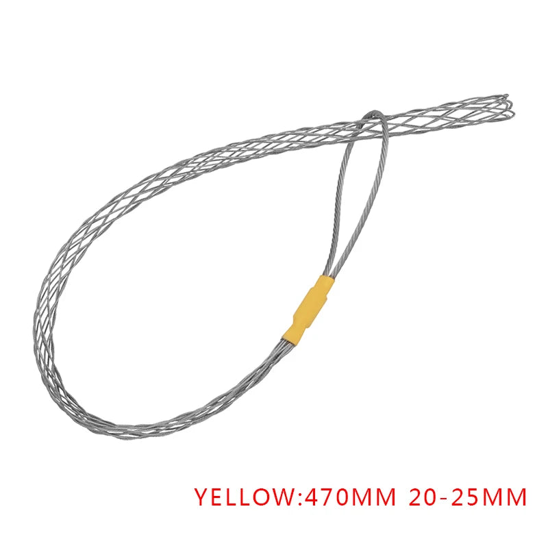 6 Colors Cable Puller Wire Grip Galvanizing Metal Cable Pulling Socks Mesh Puller Antislip Pipe Conduit Pull Net Cover 4-25mm