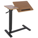 Height Adjustable Overbed Table Bedside desk Laptop Table with Hidden Rolling Wheels