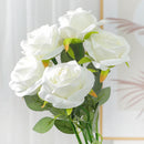 48cm Rose Black Silk Bouquet Peony Artificial Flower for Mother's Day Bud Bride Wedding Decor Home Decoration Artificial Flower