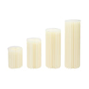 4PCS Foldable Wedding Cardboard Flower Columns,Cardboard Centerpiece Display,Cylinder Pedestal Stands For Wedding Birthday