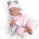 BRASTOY Reborn Painted Reborn Baby Doll Reborn 48cm Girl Thumb Silicone Body Can Take Bath