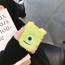Disney Monster University Sullivan Mike Plush Cover Case For Airpods 1 2 Cute Bluetooth Earphone Protective Case For Airpods Pro