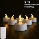 LED Tea Light With/Without Remote Flameless Flickering Candles Electronics Battery Operated Votive Light Home Table Party Decor