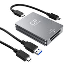 The Data Courier | 2-in-1 CFexpress Type B + SD Card Reader, USB 3.2 10Gbps