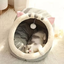 Cute And Soft Cat House Super Cat Bed Warm Deep Sleep Comfort  Cat Bed Pets Tent Cozy Cave Nest Small Dog Mat Bag