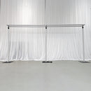 3X6M Double Crossbar Pipe&Drape Backdrop Stand Applicable To Centers for Wedding Curtain Decoration Portable Aluminum Pipe Kit