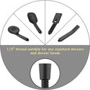 1.5M Black SUS 304 Flexible Shower Hose Long Bathroom Shower Water Hose Extension Plumbing Pipe Pulling Tube Bath Accessories