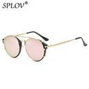 Retro Steampunk Round Clip On Sunglasses Men Women Double Layer Removable Lenses Detachable Shades Clear  Hollow Legs Glasses