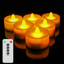 LED Tea Light With/Without Remote Flameless Flickering Candles Electronics Battery Operated Votive Light Home Table Party Decor