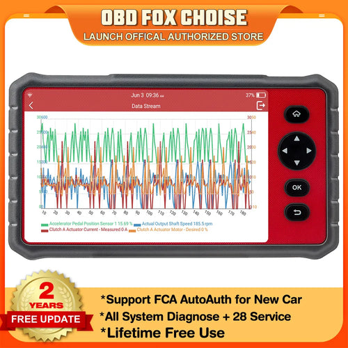 LAUNCH X431 CRP909E Diagnosegerät für alle Systeme, Airbag SAS TPMS EPB IMMO 28 Reset-Funktionen CRP909 obd2 Scanner Codeleser