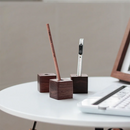 Multifunktionaler kreativer Stifthalter aus Holz, Büro-Desktop-Aufbewahrung, minimalistische Ornamente, Vorratsbox, Zahnbürstenhalter