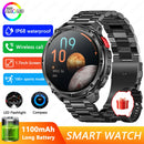 2026 New T-REX3 Outdoor Smart Watch Men 1100mAh Large Battery Bluetooth Call Compass 1.7-inch LED Flashlight Waterproof Watches
