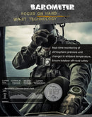 NORTH EDGE VERTICO Men's Digital Watch Carbon Fiber Case Smart Watch For Man Sports WR50M Watch Altimeter Barometer Compass