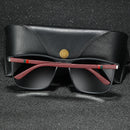 Luxuriöse quadratische Vintage Polarisierte Sonnenbrille für Herren Damen Mode Reise Fahren Blendschutz Sonnenbrille Männer TR90 Brillen UV400