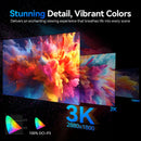 EVICIV OLED 16" 3K Portable Gaming Monitor 120Hz 1ms 500 Nits 100% DCI-P3 100000:1 HRD USB C HDMI For Laptop Computer PC Phone