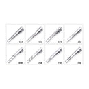 8pc Tie Clip Set Metal Silvery Color Necktie Clip For Men Wedding Gentleman Ties Bar Crystal Pin For Men's Accessories Jewelry
