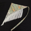 Women Retro Waistband Tassel Wide Waist Belt Fashion Triangle Tassel Corset Belt Shirt Dress Coat Decor Accessories