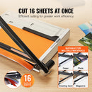 SucceBuy Paper Cutter Guillotine Trimmer 15"/18" Cut Length 16/20 Sheets Capacity Heavy Duty Paper Cutter for Home Office School