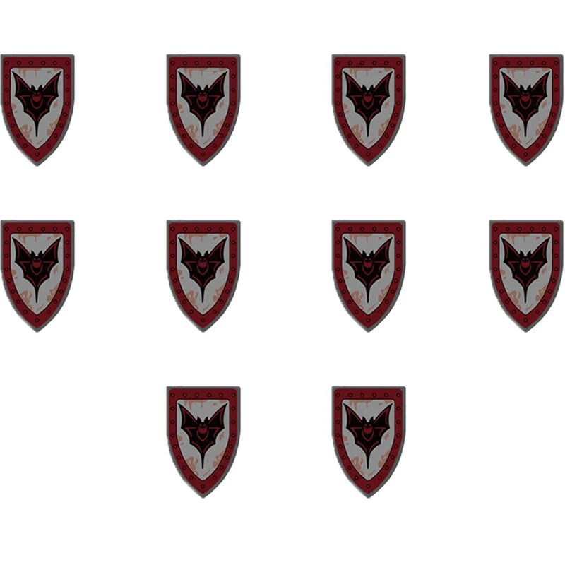 MOC Medieval Accessories Series Building Blocks Military Army Soldier Armour Shield Helmet Sword Crown Weapon Knight Bricks Toys