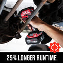 Skil Pwr Core 20 Brushless 20V 3/8 In. Compact Impact Wrench Kit With 3-Speed & Halo Light Includes 2.0Ah Battery And Pwr Jump