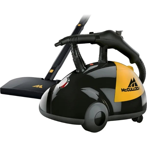 McCulloch MC1385 Deluxe Canister Steam Cleaner with 23 Accessories, Chemical-Free Pressurized Cleaning for Most Floors