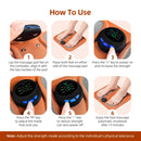 Foot Massage Pad Foldable EMS Sport Muscle Stimulator Massager Relieve Fatigue Slim Legs Improve Blood Circulation
