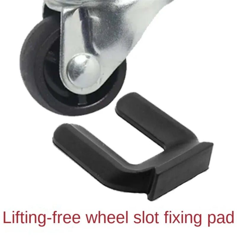 Universal Wheel Slot Pad Chair Wheel Stopper Furniture Caster Cup Hardwood Floor Protectors Anti Vibration Pad Chair Roller Feet