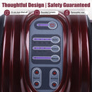 Foot Massager Shiatsu with Kneading, Rolling and Air Compression, Relieves Plantar Fasciitis and Revitalizes Tired Feet